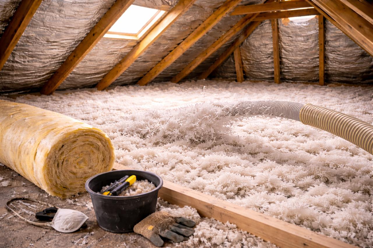 Efterisolering af loft kan mærkes – både på varmen og varmeregningen